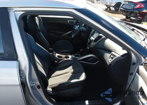 2012 Hyundai Veloster Base W/Black z USA, uszkodzony, nr VIN KMHTC6AD1CU032022